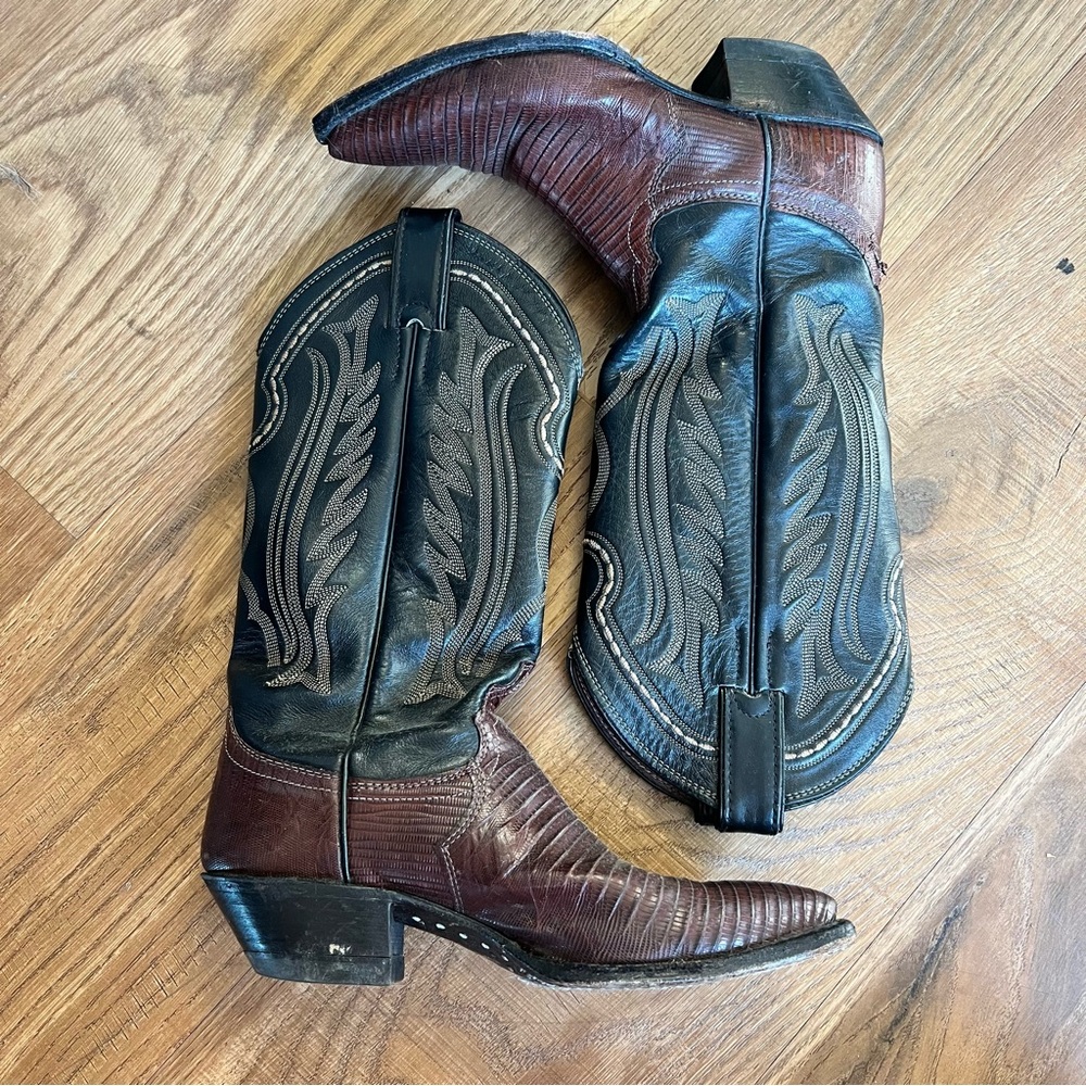 Vintage Justin Cowboy Boots Size 5 - Picture 9 of 9